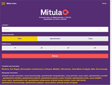 Tablet Screenshot of casas.mitula.com.co