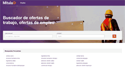 Desktop Screenshot of empleo.mitula.pe