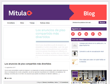 Tablet Screenshot of blog-es.mitula.com