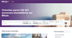 Desktop Screenshot of immo.mitula.be