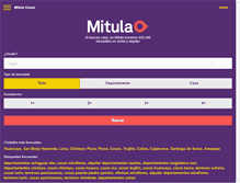 Tablet Screenshot of casas.mitula.pe